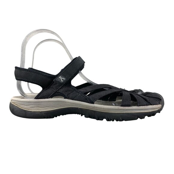 Keen Women's Size 9 Adventure Rose Black Hook & Loop Hiking Outdoor Sandals - Picture 1 of 16